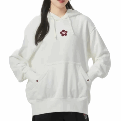 Bluza damska Nike NSW VDAY kaptur biała