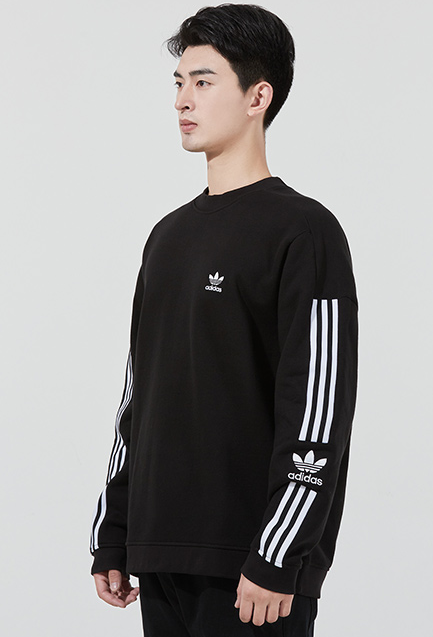 Bluza męska Adidas Originals Classic logo czarna - obrazek 3
