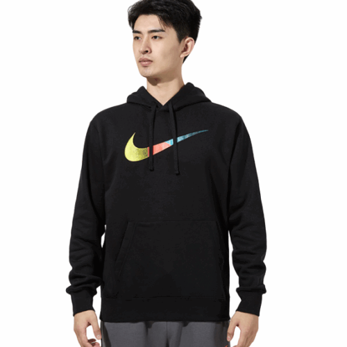 Bluza męska Nike Dri-Fit z kapturem logo czarna