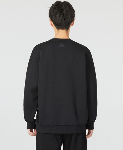 Bluza Adidas GFX Crew czarna - obrazek 2