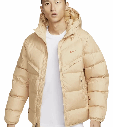 Kurtka męska Nike Storm Fit puchowa kaptur żółta