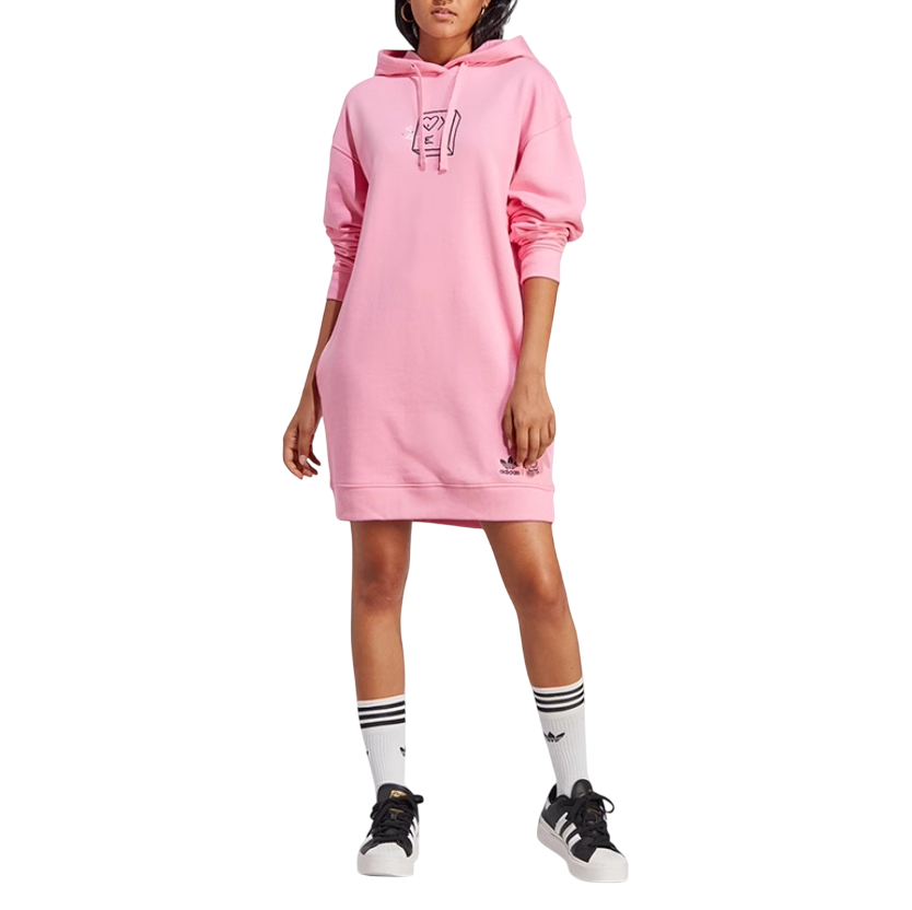 Bluza damska Adidas ANDRE SARAIVA jak sukienka róż