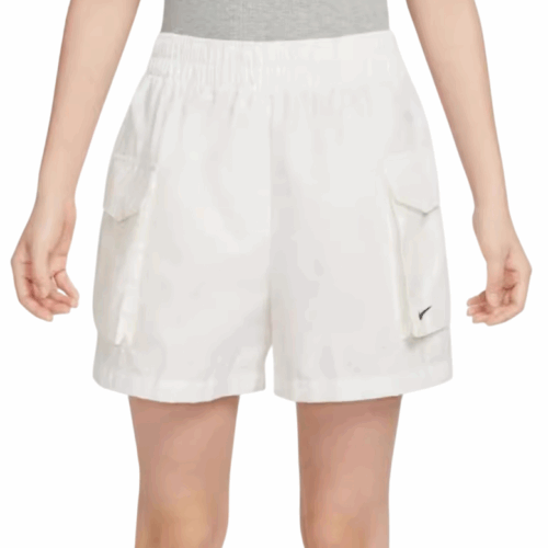 Spodenki damskie Nike Cargo wysoki stan ecru