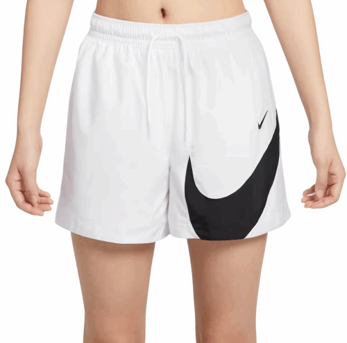 Spodenki damskie Nike Sportswear logo białe