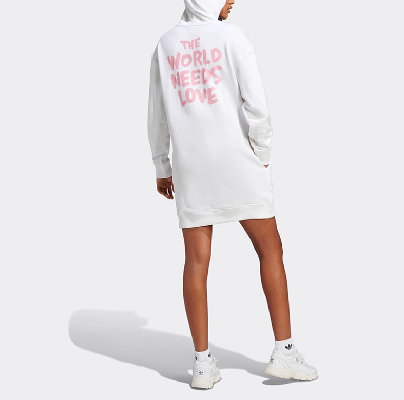 Bluza damska Adidas ANDRE SARAIVA sukienka biała - obrazek 2