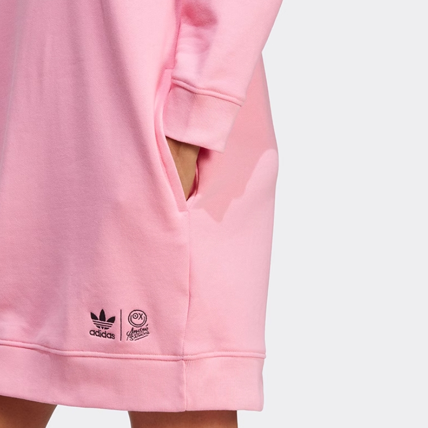 Bluza damska Adidas ANDRE SARAIVA jak sukienka róż - obrazek 4