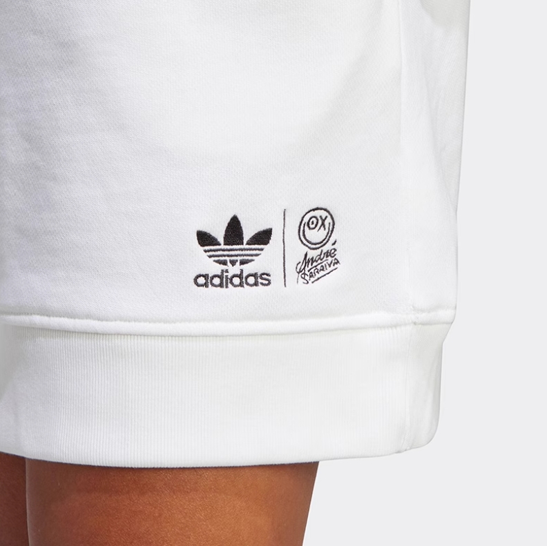 Bluza damska Adidas ANDRE SARAIVA sukienka biała - obrazek 3