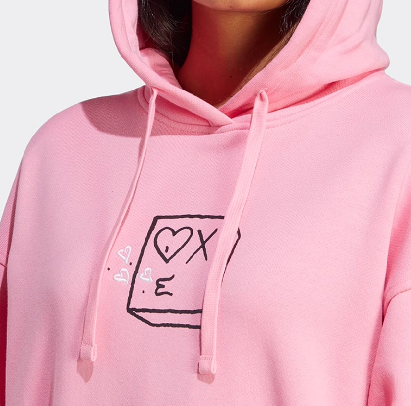 Bluza damska Adidas ANDRE SARAIVA jak sukienka róż - obrazek 3