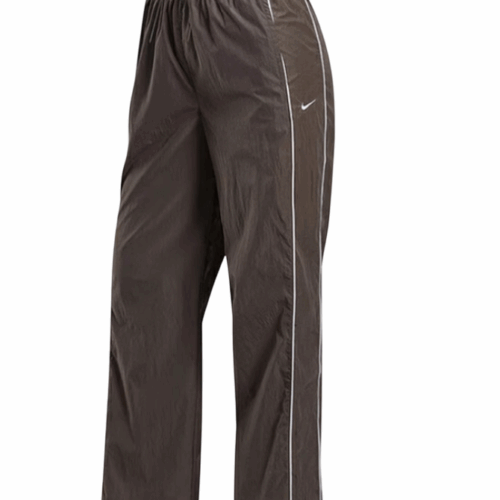 Spodnie sportowe damskie Nike wysoki stan brown